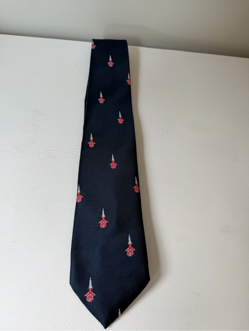 Vintage Men’s tie, Old North Church, Boston by Filene’s